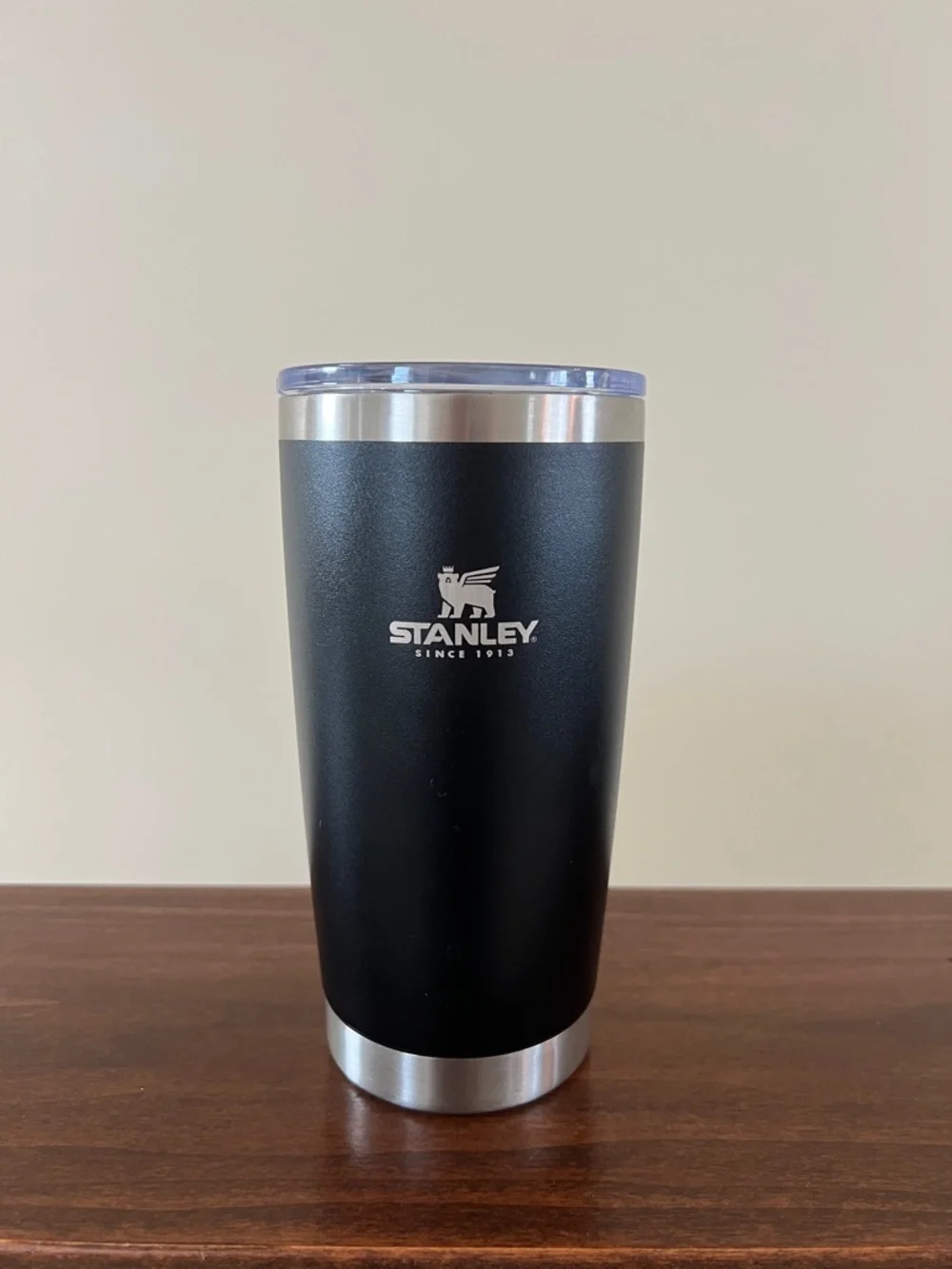 Black and Silver Insulated Tumbler - Picture 1 of 11